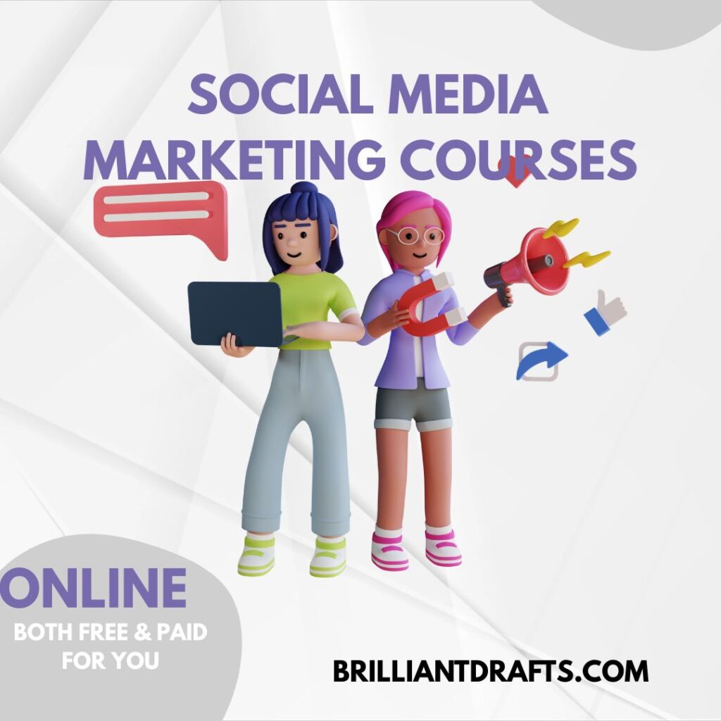 Online social media marketing courses - free and paid options for 2025 | BrilliantDrafts.com